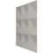 Ekena Millwork 11 7/8in. W x 11 7/8in. H Benson EnduraWall Decorative 3D Wall Panel Covers 0.98 Sq. Ft. WP12X12BEDST - alternate 6